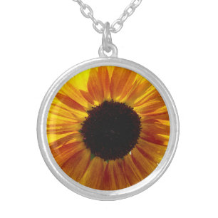 Sunflower necklace