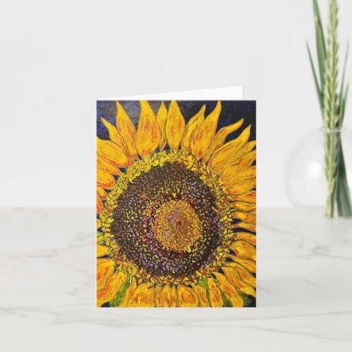 Sunflower Note Card