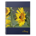 Sunflower Notebook at Zazzle