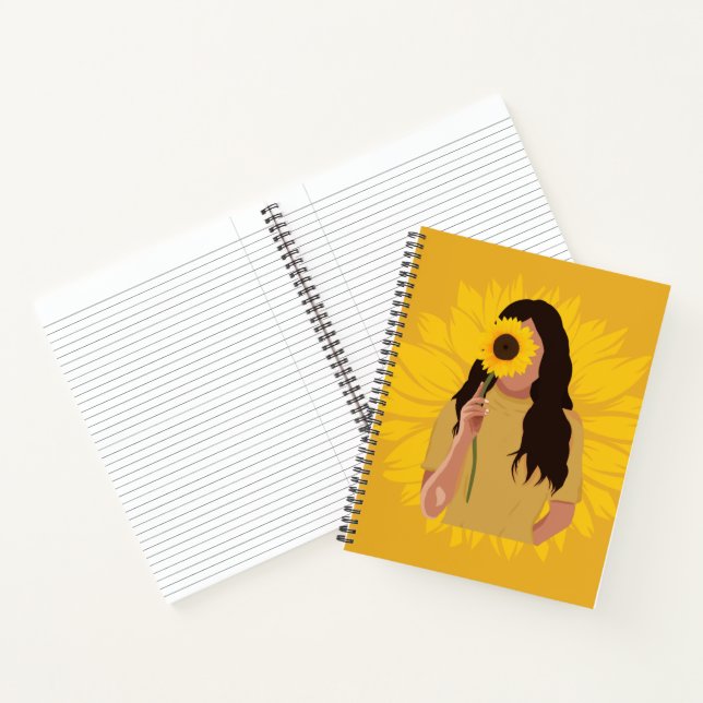 sunflower notebook (Inside)
