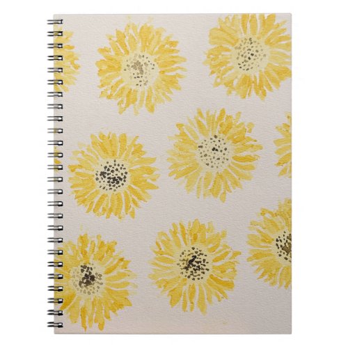 Sunflower notebook