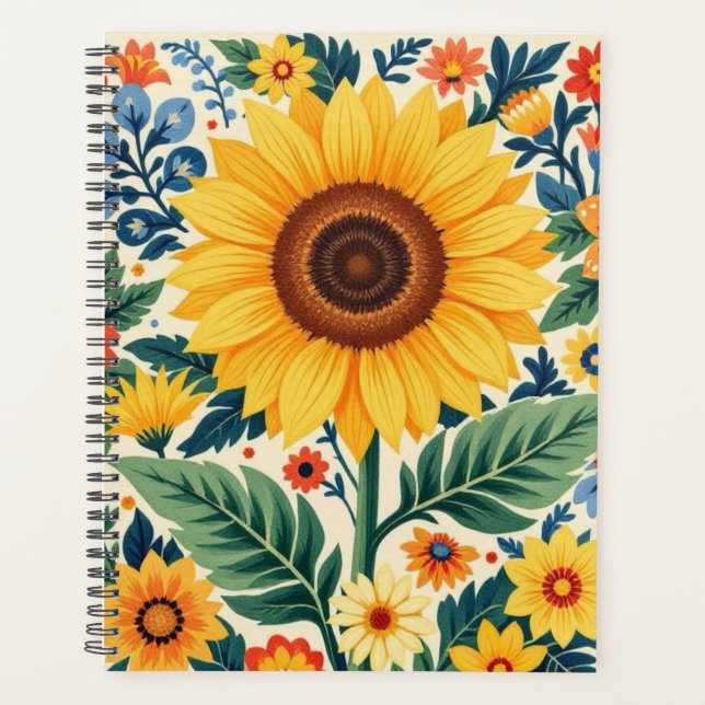 Sunflower Notebook (Front)