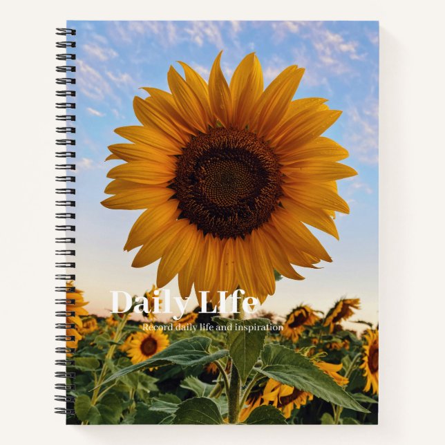 Sunflower Notebook | Bloom Inspiration   (Front)