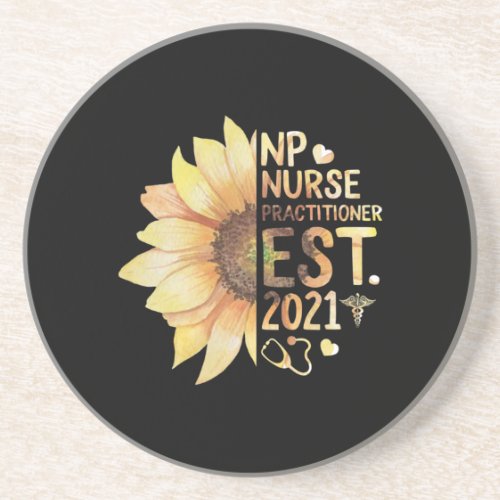 Sunflower Nurse Coaster
