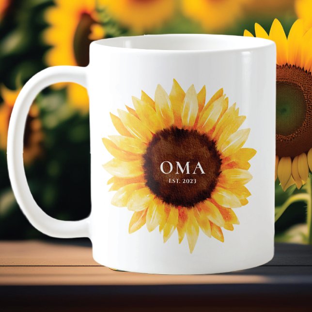 Sunflower Oma Coffee Mug (Creator Uploaded)