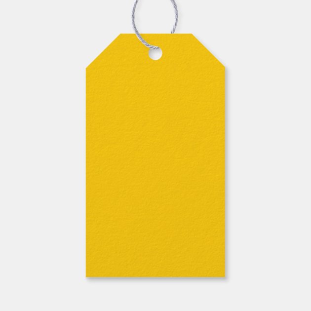 Sunflower On Blue Wedding Favor Tags
