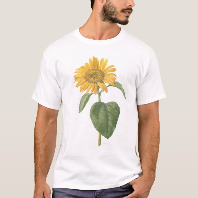 sunflower on white T-Shirt (Front)