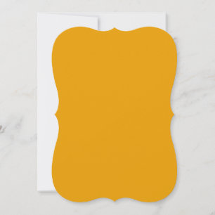 Sunflower Orange Solid Color Invitation