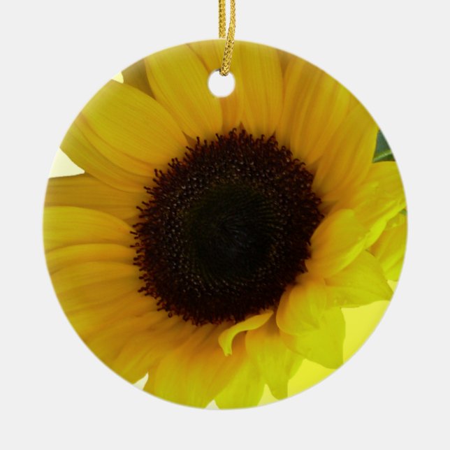 Sunflower Ornament Beautiful Yellow Flower Decor (Front)