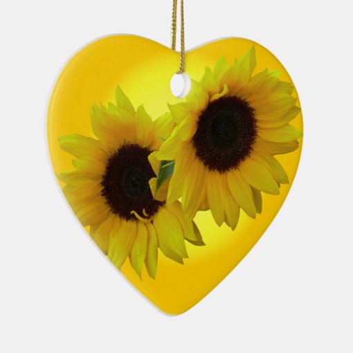 Sunflower Ornament Personalized Sunflower Gifts Zazzle