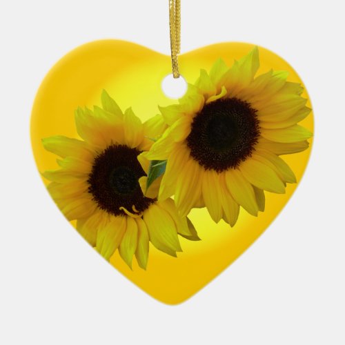 Sunflower Ornament Personalized Sunflower Gifts