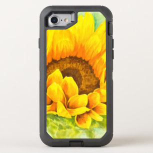 Sunflower OtterBox Defender iPhone SE/8/7 Case