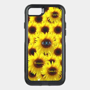 Sunflower OtterBox Commuter iPhone SE/8/7 Case