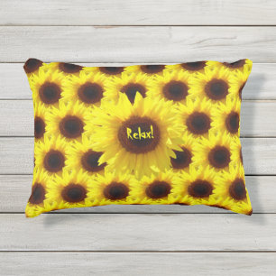 Sunflower - Outdoor Home Decor Fun Pillow