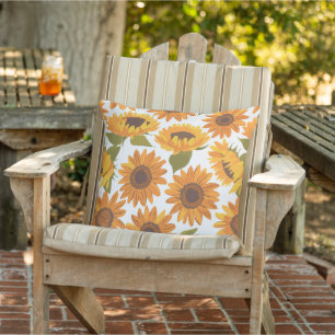 Sunflower Outdoor Pillow