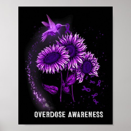 Sunflower Overdose Awareness  Poster