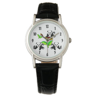 Sunflower Panda Bears Watch