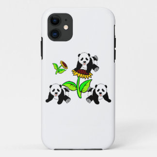Sunflower Pandas iPhone 11 Case