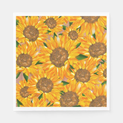 Sunflower Paper Napkin