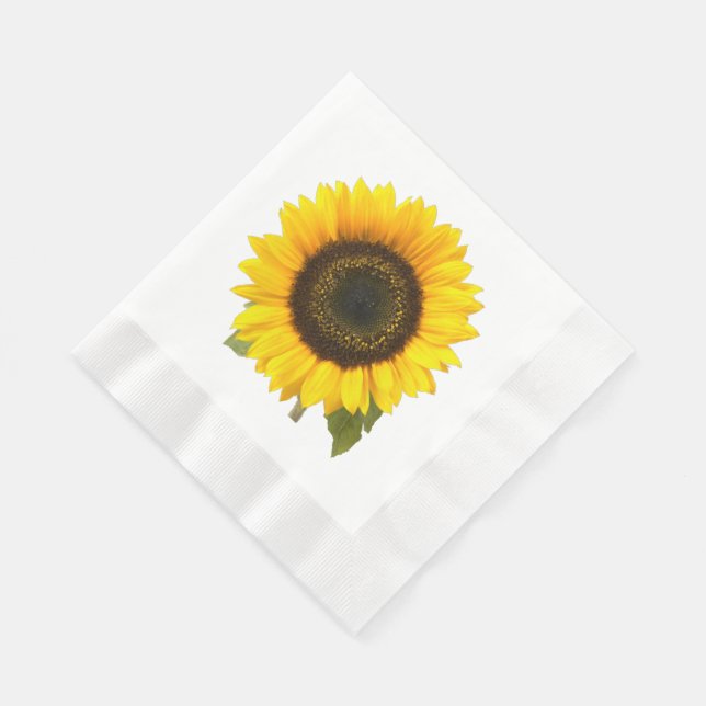 Sunflower Paper Napkins (Corner)