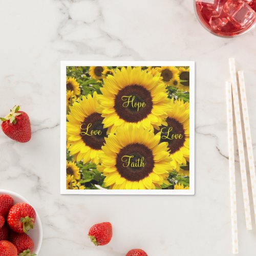 Sunflower Paper Napkins