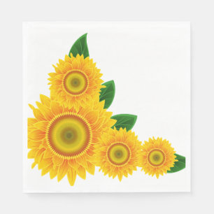 Sunflower Paper Napkins