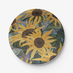 Sunflower Paper Plates
