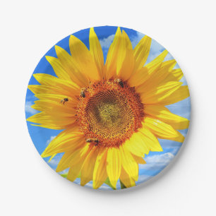 Sunflower Paper Plates