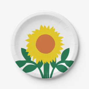 Sunflower  paper plates