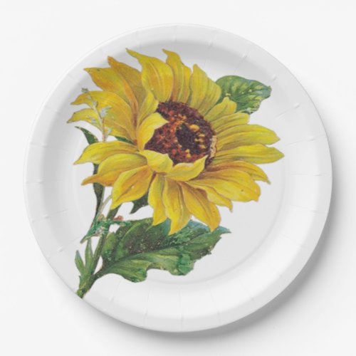 Sunflower Paper Plates