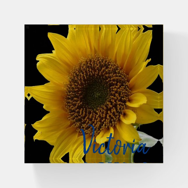 Sunflower Paperweight (Front)