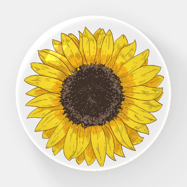Sunflower Paperweight (Front)