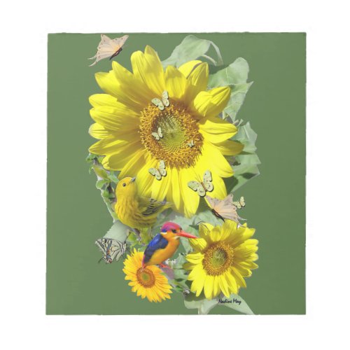 sunflower Party Notepad