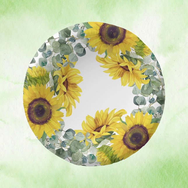 Sunflower Party Paper Bowls (Creator Uploaded)