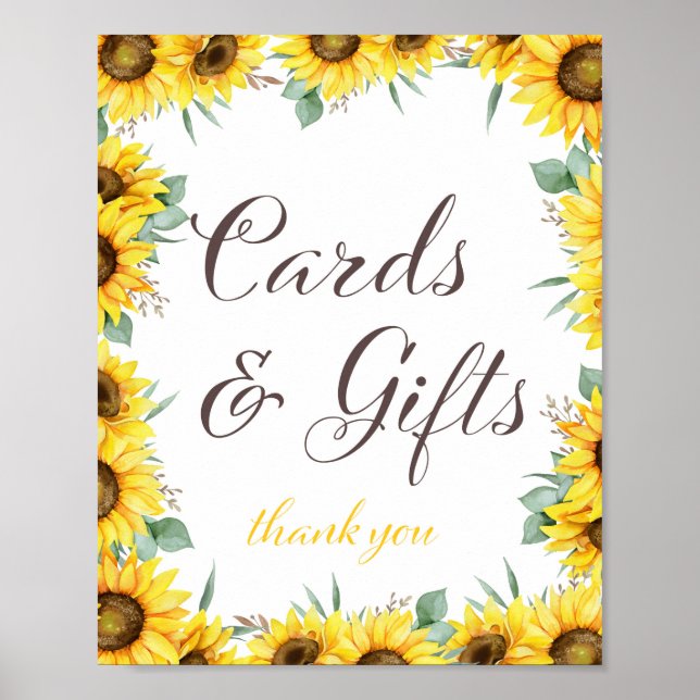 Sunflower Party Sign (Front)