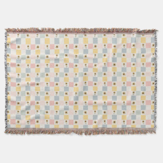Sunflower Patchwork Decorative Blanket - Farmhouse