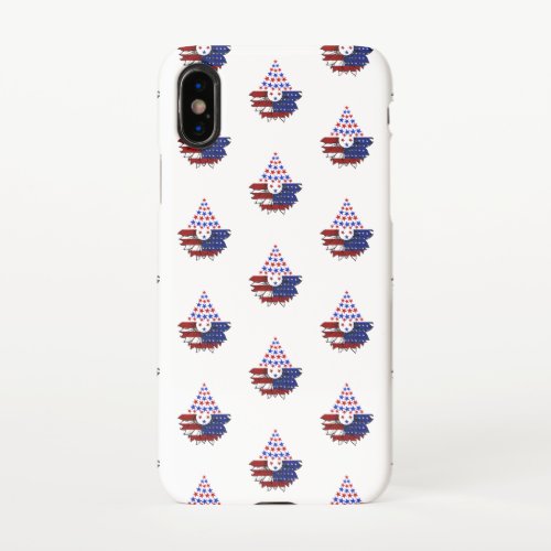 Sunflower Patriotic United States Flag 4th Of July iPhone X Case