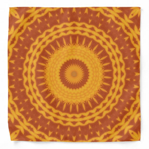 Sunflower pattern bandana