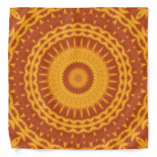 Sunflower pattern bandana
