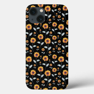 Sunflower Pattern iPhone 13 Case