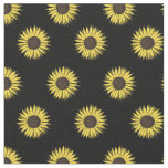 sunflower pattern fabric
