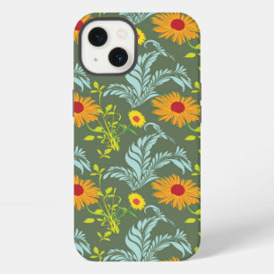 Sunflower pattern iPhone 13 case
