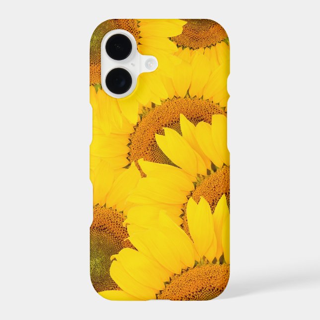 Sunflower Pattern Iphone Case (Back)