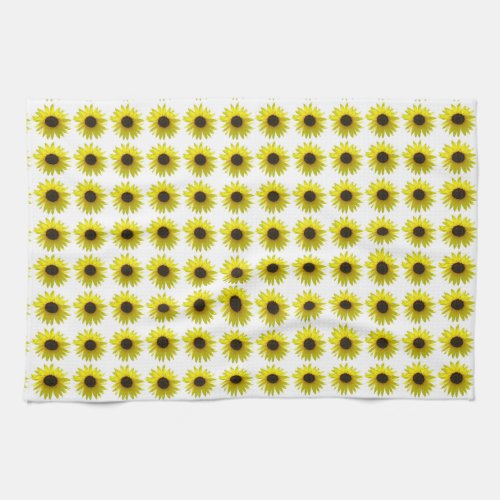 Sunflower Pattern Towel