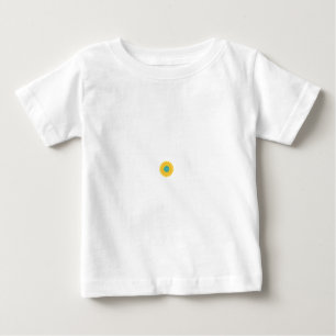 Sunflower Pattern   Vibrant Summer Floral Design Baby T-Shirt