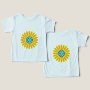 Sunflower Pattern   Vibrant Summer Floral Design Toddler T-shirt