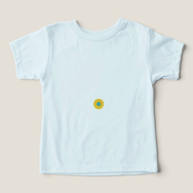 Sunflower Pattern | Vibrant Summer Floral Design Toddler T-shirt (Design Front)