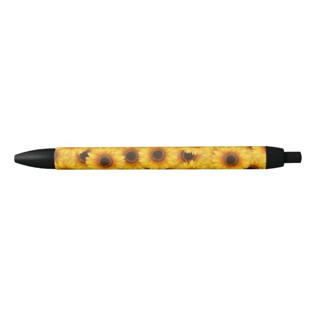 Sunflower pattern, yellow beauties, pen (Front)