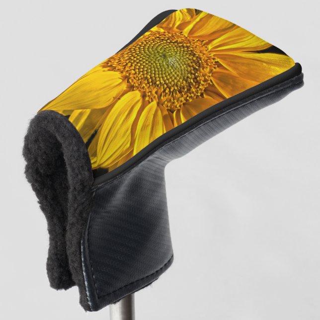 Sunflower pccna golf head cover (3/4 Front)