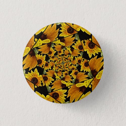 Sunflower Peekaboo to Infinity Shirt Button